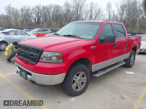 2007 Ford F-150 XLT with VIN 1FTPW14V07FA39932, listed as a IAAI auction lot 41871682 with 181,923 mi miles. Bid and sale history available at carsss.com. Image 2.