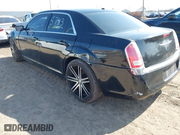 2014 Chrysler 300 with VIN 2C3CCAAG3EH285743, listed as a IAAI auction lot 41773664 with 182,034 mi miles. Bid and sale history available at carsss.com. Image 3.
