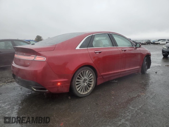 2014 Lincoln MKZ with VIN 3LN6L2GK4ER800100, listed as a Copart auction lot 81891094 with 95,806 mi miles and Salvage Title. Bid and sale history available at carsss.com. Image 3.