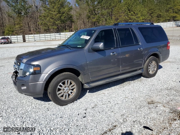 2013 Ford Expedition EL Limited with VIN 1FMJK1K58DEF27379, listed as a Copart auction lot 45627315 with 154,066 mi miles and Salvage Title. Bid and sale history available at carsss.com. Image 1.