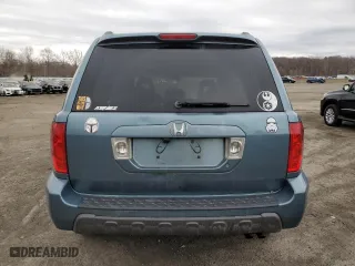 2005 Honda Pilot EX-L with NAVI with VIN 2HKYF18765H502546, listed as a Copart auction lot 48708755 with 186,164 mi miles and Salvage Title. Bid and sale history available at carsss.com. Image 6.