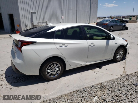 2019 Toyota Prius LE with VIN JTDL9RFU4K3003664, listed as a Copart auction lot 62101085 with 98,578 mi miles and Salvage title. Bid and sale history available at DreamBid. Image 3.