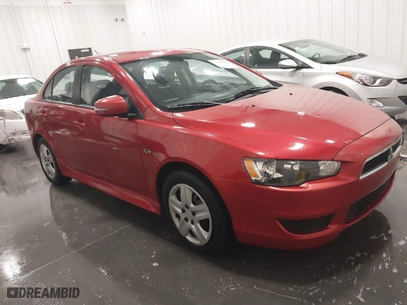 2015 Mitsubishi Lancer ES with VIN JA32U2FU0FU014418, listed as a IAAI auction lot 41489892 with 55,599 mi miles. Bid and sale history available at carsss.com. Image 1.