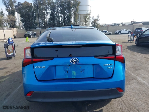 2019 Toyota Prius L Eco with VIN JTDKARFU2K3075756, listed as a IAAI auction lot 41459946 with 75,382 mi miles. Bid and sale history available at carsss.com. Image 17.