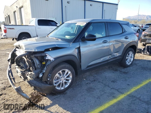 2024 Chevrolet TrailBlazer LS with VIN KL79MMS22RB191520, listed as a Copart auction lot 46158955 with 2,546 mi miles and Salvage Title. Bid and sale history available at DreamBid. Image 1.
