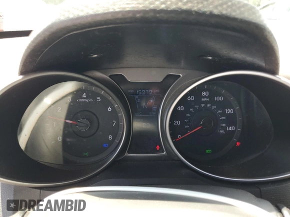 2013 Hyundai Veloster w/Gray Int with VIN KMHTC6AD7DU136483, listed as a Copart auction lot 56803725 with 159,794 mi miles and Salvage title. Bid and sale history available at DreamBid. Image 9.