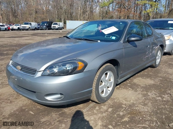 2006 Chevrolet Monte Carlo LT 3.5L with VIN 2G1WM15K369308771, listed as a IAAI auction lot 41880372 with 197,044 mi miles. Bid and sale history available at carsss.com. Image 2.