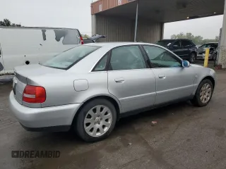 2001 Audi A4 с VIN WAUDH68D01A143477, выставлен на аукционе Copart как лот 72391954 с пробегом 265 263 миль миль и Списание • Salvage title. История ставок и продаж доступна на DreamBid. Изображение 3.