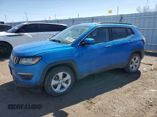 2017 Jeep Compass Latitude with VIN 3C4NJDBB7HT660673, listed as a Copart auction lot 48692465 with 120,397 mi miles and Salvage Title. Bid and sale history available at carsss.com. Image 1.