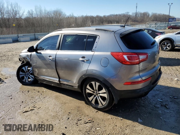 2012 Kia Sportage EX with VIN KNDPC3A25C7185245, listed as a Copart auction lot 46291275 with 199,980 mi miles and Non repairable. Bid and sale history available at DreamBid. Image 2.