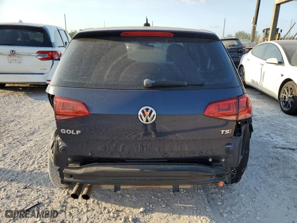 2015 Volkswagen Golf TSI S with VIN 3VW217AU7FM024315, listed as a Copart auction lot 49169863 with 65,932 mi miles. Bid and sale history available at carsss.com. Image 6.