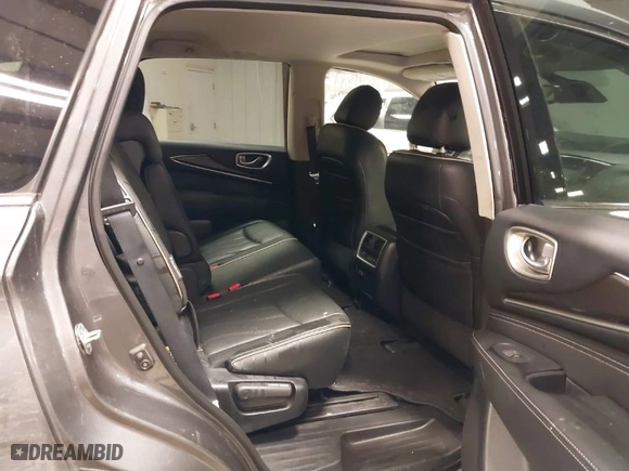 2019 Infiniti QX60 LUXE with VIN 5N1DL0MN0KC518816, listed as a IAAI auction lot 41614942 with 75,548 mi miles. Bid and sale history available at carsss.com. Image 8.