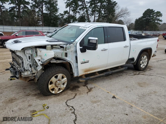 2022 Chevrolet Silverado 2500HD LTZ with VIN 1GC4YPEY8NF177711, listed as a Copart auction lot 42165875 with 79,148 mi miles and Salvage Title. Bid and sale history available at carsss.com. Image 1.