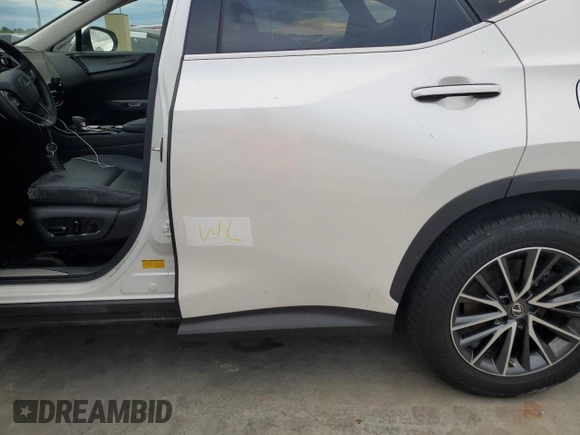 2023 Lexus NX 250 with VIN JTJADCAZ5P2006346, listed as a Copart auction lot 74574774 with Not provided miles and Salvage title. Bid and sale history available at DreamBid. Image 13.