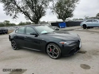 2023 Alfa Romeo Giulia Veloce with VIN ZARFAMBN0P7670632, listed as a Copart auction lot 42570325 with 0 mi miles and Non Repairable. Bid and sale history available at carsss.com. Image 10.
