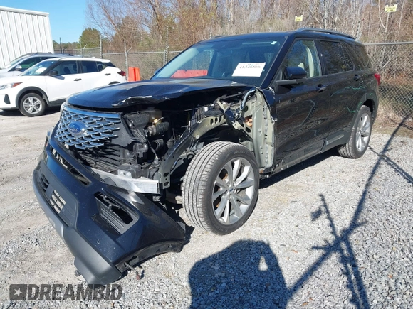 2021 Ford Explorer Platinum with VIN 1FM5K8HC8MGC50172, listed as a IAAI auction lot 41346866 with 59,704 mi miles. Bid and sale history available at carsss.com. Image 18.