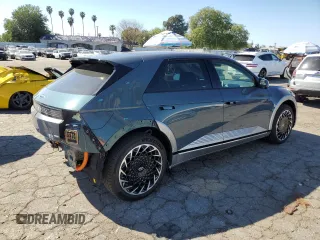 2024 Hyundai Ioniq 5 Limited with VIN KM8KRDDF4RU298770, listed as a Copart auction lot 46457705 with 286 mi miles and Salvage title. Bid and sale history available at DreamBid. Image 3.