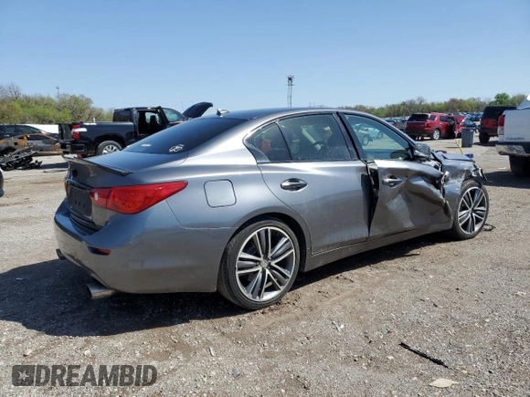 2015 Infiniti Q50 Premium с VIN JN1BV7AP7FM331161, выставлен на аукционе Copart как лот 51585935 с пробегом 151 709 миль миль и Списание • Salvage title. История ставок и продаж доступна на DreamBid. Изображение 3.