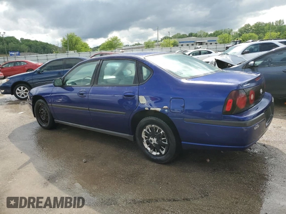 2005 Chevrolet Impala z VIN 2G1WF52E159284369, wystawiony jako Copart lot #55082365 z przebiegiem 193 669 mil mil oraz Nie do naprawy • Non repairable. Historia ofert i sprzedaży dostępna na DreamBid. Obrazek 2.