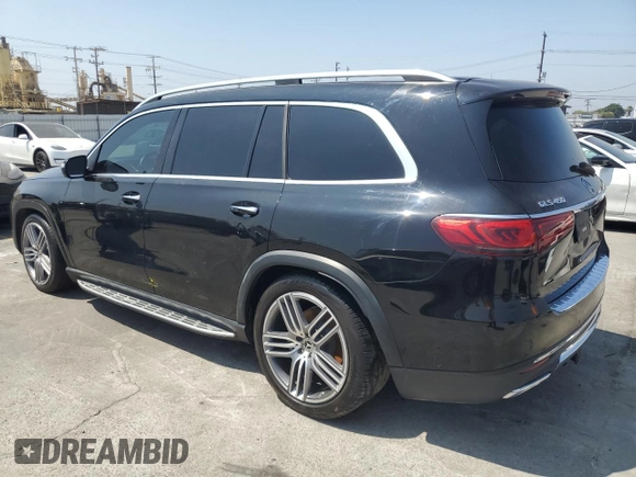 2022 Mercedes-Benz GLS 450 with VIN 4JGFF5KE4NA684739, listed as a Copart auction lot 63518295 with Not provided miles and Salvage title. Bid and sale history available at DreamBid. Image 2.