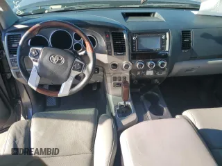 2016 Toyota Sequoia Platinum with VIN 5TDDW5G1XGS138809, listed as a Copart auction lot 80647554 with 0 mi miles and Salvage Title. Bid and sale history available at carsss.com. Image 8.