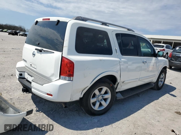 2011 Nissan Armada SV with VIN 5N1AA0ND8BN605382, listed as a Copart auction lot 50773495 with 223,764 mi miles and Salvage Title. Bid and sale history available at DreamBid. Image 3.