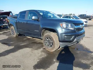 2019 Chevrolet Colorado 4WD LT with VIN 1GCGTCEN3K1282465, listed as a IAAI auction lot 41389473 with 1 mi miles. Bid and sale history available at carsss.com. Image 1.