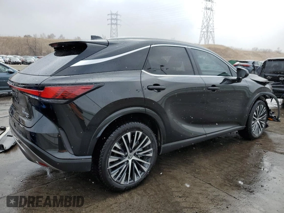 2023 Lexus RX with VIN 2T2BBMCA0PC002504, listed as a Copart auction lot 46194264 with 14,037 mi miles. Bid and sale history available at carsss.com. Image 3.