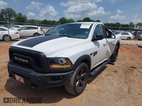 2019 Ram 1500 Classic Warlock with VIN 1C6RR6GT5KS731974, listed as a IAAI auction lot 40018822 with 81,259 mi miles. Bid and sale history available at carsss.com. Image 2.