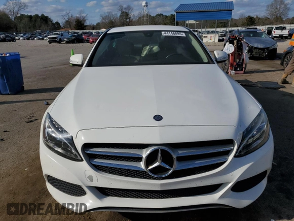 2015 Mercedes-Benz C 300 with VIN 55SWF4JB2FU044929, listed as a Copart auction lot 44148895 with 113,865 mi miles and Salvage Title. Bid and sale history available at DreamBid. Image 5.