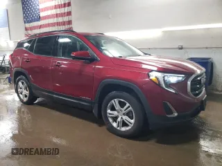 2020 GMC Terrain SLE with VIN 3GKALTEV7LL122237, listed as a Copart auction lot 51636345 with 69,441 mi miles and Clean Title. Bid and sale history available at DreamBid. Image 4.