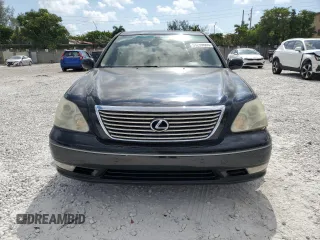2005 Lexus LS 430 z VIN JTHBN36F755014039, wystawiony jako Copart lot #54259665 z przebiegiem 198 475 mil mil oraz Szkoda całkowita • Salvage title. Historia ofert i sprzedaży dostępna na DreamBid. Obrazek 5.