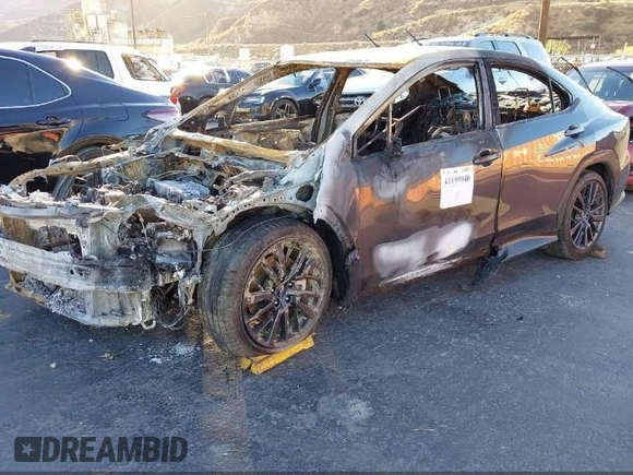 2023 Subaru WRX Premium with VIN JF1VBAH65P8822583, listed as a IAAI auction lot 41199940 with Not provided miles and . Bid and sale history available at DreamBid. Image 2.