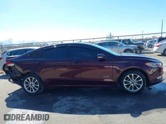 2017 Ford Fusion Energi SE with VIN 3FA6P0PU5HR274892, listed as a IAAI auction lot 41823526 with 188,746 mi miles. Bid and sale history available at carsss.com. Image 14.