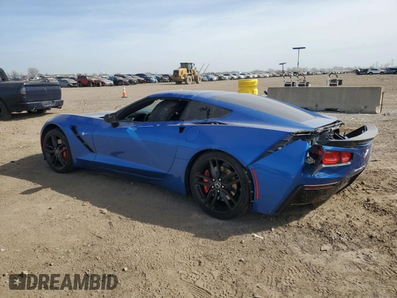 2015 Chevrolet Corvette Z51 2LT с VIN 1G1YJ2D71F5103872, выставлен на аукционе Copart как лот 53157935 с пробегом 19 177 миль миль и Списание • Salvage title. История ставок и продаж доступна на DreamBid. Изображение 2.