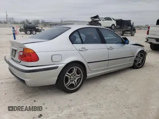 2001 BMW 3 Series 330i with VIN WBAAV53481FT00303, listed as a Copart auction lot 87118034 with 0 mi miles and Salvage Title. Bid and sale history available at carsss.com. Image 3.