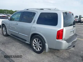 2008 Infiniti QX56 with VIN 5N3AA08D68N903795, listed as a IAAI auction lot 41958364 with 202,948 mi miles. Bid and sale history available at carsss.com. Image 3.