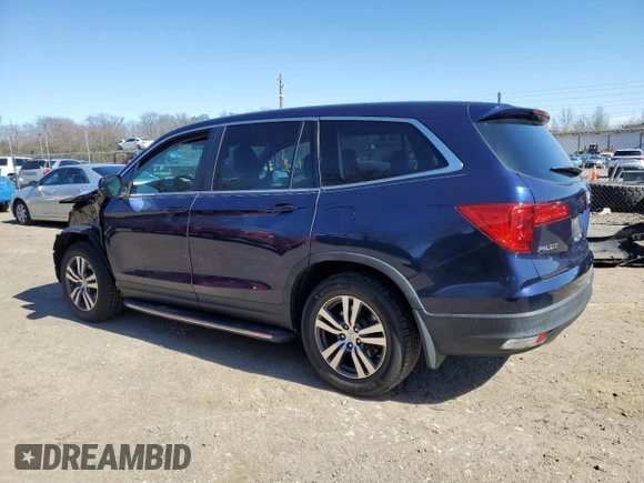 2018 Honda Pilot EX-L with VIN 5FNYF6H69JB044322, listed as a Copart auction lot 48287155 with 61,096 mi miles and Salvage title. Bid and sale history available at DreamBid. Image 2.