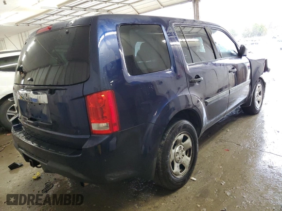 2015 Honda Pilot LX with VIN 5FNYF3H23FB012632, listed as a Copart auction lot 44495925 with 157,910 mi miles and Salvage Title. Bid and sale history available at carsss.com. Image 3.