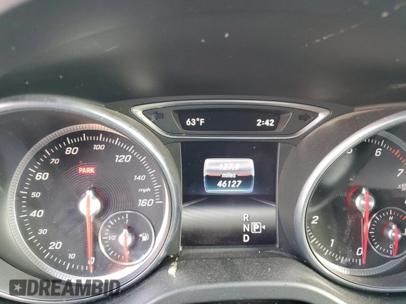 2018 Mercedes-Benz CLA with VIN WDDSJ4EB4JN697237, listed as a Copart auction lot 41661953 with 46,127 mi miles. Bid and sale history available at carsss.com. Image 9.