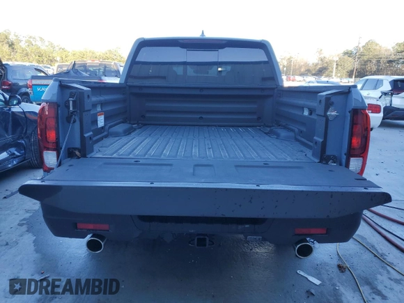 2024 Honda Ridgeline RTL with VIN 5FPYK3F56RB030210, listed as a Copart auction lot 47406845 with 4,042 mi miles and Salvage title. Bid and sale history available at DreamBid. Image 6.