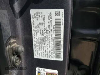 2019 Honda CR-V LX with VIN 2HKRW5H30KH409333, listed as a Copart auction lot 54892655 with 47,444 mi miles and Salvage Title. Bid and sale history available at DreamBid. Image 12.