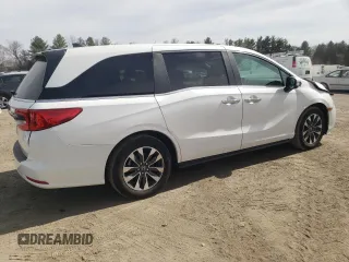 2024 Honda Odyssey EX-L с VIN 5FNRL6H62RB069216, выставлен на аукционе Copart как лот 49858955 с пробегом 7 578 миль миль и Списание • Salvage title. История ставок и продаж доступна на DreamBid. Изображение 3.