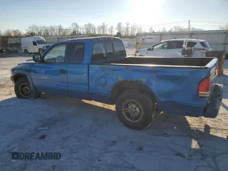 1999 Dodge Dakota SLT with VIN 1B7GL22X5XS321879, listed as a Copart auction lot 84015834 with 210,252 mi miles and Salvage Title. Bid and sale history available at carsss.com. Image 2.
