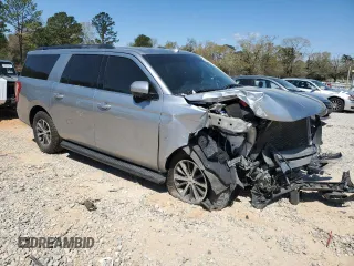 2020 Ford Expedition Max XLT with VIN 1FMJK1HT8LEA66334, listed as a Copart auction lot 49854345 with Not Provided miles and Non Repairable. Bid and sale history available at DreamBid. Image 4.