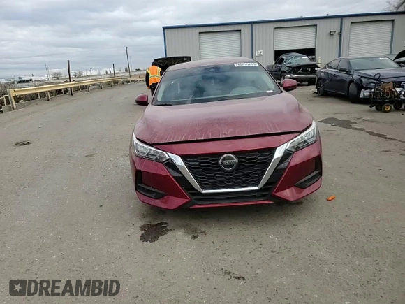 2020 Nissan Sentra SV with VIN 3N1AB8CV7LY269484, listed as a Copart auction lot 42855245 with 46,429 mi miles and Salvage Title. Bid and sale history available at carsss.com. Image 11.