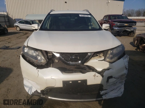 2015 Nissan Rogue S with VIN KNMAT2MTXFP563598, listed as a Copart auction lot 44300705 with 183,768 mi miles and Salvage Title. Bid and sale history available at DreamBid. Image 5.