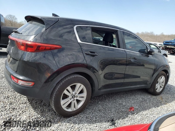 2018 Kia Sportage LX with VIN KNDPM3ACXJ7347096, listed as a Copart auction lot 49955655 with Not Provided miles and Salvage Title. Bid and sale history available at DreamBid. Image 3.