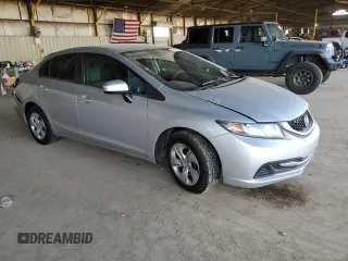 2014 Honda Civic Sedan LX with VIN 19XFB2F56EE018939, listed as a Copart auction lot 51476325 with 143,704 mi miles and Salvage Title. Bid and sale history available at carsss.com. Image 4.