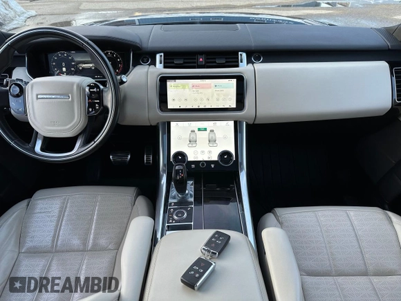 2019 Land Rover Range Rover Sport HSE Dynamic with VIN SALWV2SV2KA837855, listed as a Copart auction lot 50187465 with 124,107 mi miles and Clean Title. Bid and sale history available at carsss.com. Image 9.